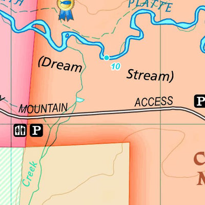 National Geographic 2301 Middle Fork South Platte (map 11) digital map