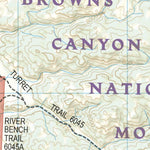 National Geographic 2303 Arkansas River Leadville to Salida (map 12) digital map