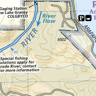 National Geographic 2306 Colorado River Headwaters to Kremmling (map 09) digital map