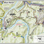 National Geographic 241 Big South Fork (Blue Heron Inset) digital map