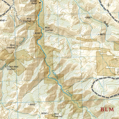 National Geographic 245 Black Canyon of the Gunnison National Park [Curecanti National Recreation Area] (east side) digital map