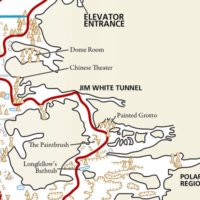 National Geographic 247 Carlsbad Caverns National Park (Cave inset) digital map