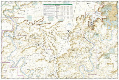 National Geographic 310 Island in the Sky District: Canyonlands National Park (north side) digital map