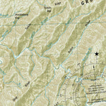 National Geographic 316 Cades Cove, Elkmont: Great Smoky Mountains National Park (west side) digital map