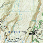 National Geographic 321 Mount Hood Wilderness [Mount Hood National Forest] (east side) digital map