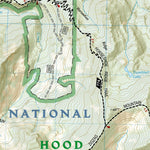 National Geographic 321 Mount Hood Wilderness [Mount Hood National Forest] (west side) digital map