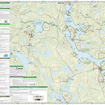 National Geographic 401 Allagash Wilderness Waterway South (north side) digital map