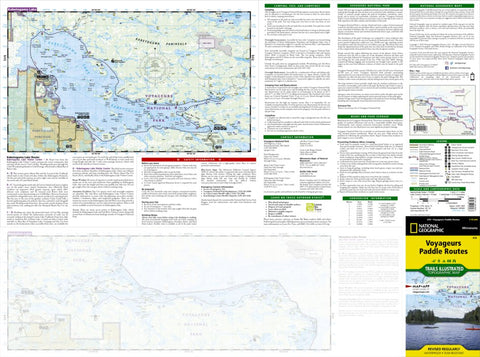 National Geographic 410 Voyageurs Paddling (Kabetogama inset) digital map