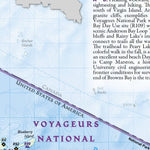 National Geographic 410 Voyageurs Paddling (RainyEast inset) digital map