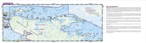National Geographic 410 Voyageurs Paddling (RainyWest inset) digital map