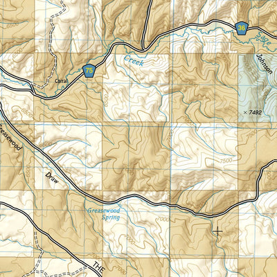 National Geographic 704 Flaming Gorge National Recreation Area (north side) digital map