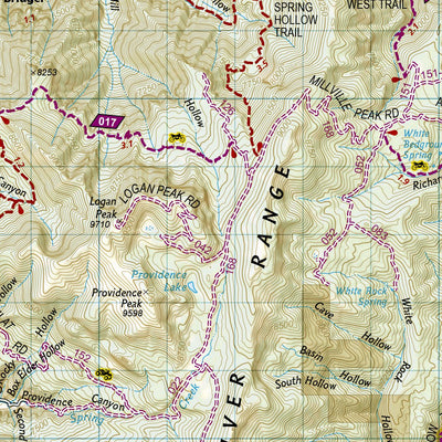 National Geographic 713 Logan, Bear River Range (south side) digital map
