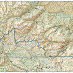 National Geographic 722 Absaroka-Beartooth Wilderness East [Cooke City, Red Lodge] (south side) digital map