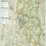 National Geographic 747 Green Mountain National Forest North [Moosalamoo National Recreation Area, Rutland] (west side) digital map