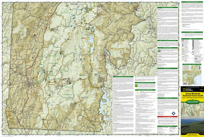 National Geographic 748 Green Mountain National Forest South (south side) digital map