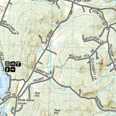 National Geographic 749 Mount Mansfield, Stowe (west side) digital map