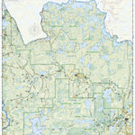 National Geographic 753 Boundary Waters West [Canoe Area Wilderness, Superior National Forest] (west side) digital map