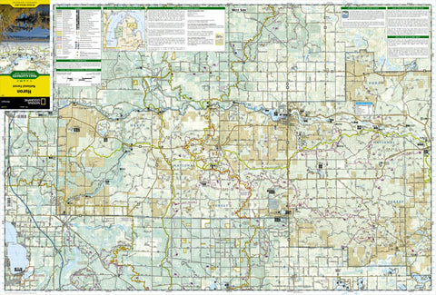 National Geographic 757 Huron National Forest (west side) digital map