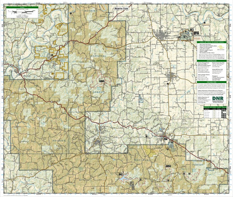 National Geographic 770 Hoosier National Forest (north side) digital map