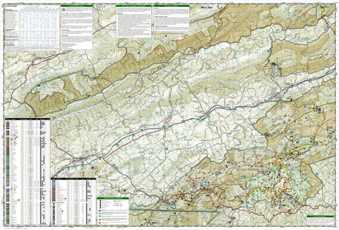 National Geographic 786 Mount Rogers National Recreation Area (west side) digital map