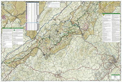 National Geographic 789 Lexington, Blue Ridge Mts [George Washington and Jefferson National Forests] (south side) digital map
