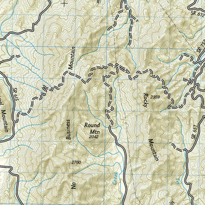 National Geographic 789 Lexington, Blue Ridge Mts [George Washington and Jefferson National Forests] (south side) digital map