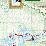 National Geographic 795 Okefenokee National Wildlife Refuge (north side) digital map