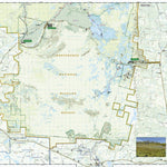 National Geographic 795 Okefenokee National Wildlife Refuge (south side) digital map