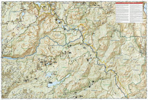 National Geographic 807 Carson-Iceberg, Emigrant, and Mokelumne Wilderness Areas (north side) digital map
