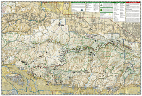 National Geographic 811 Angeles National Forest (east side) digital map