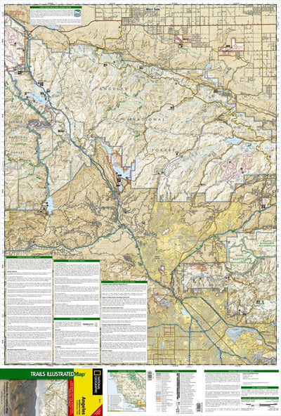National Geographic 811 Angeles National Forest (west side) digital map