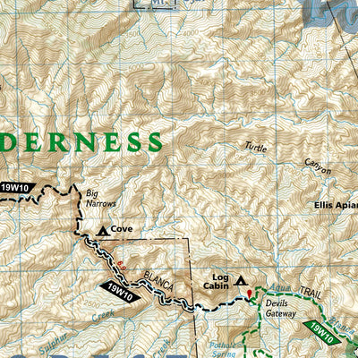 National Geographic 812 Los Padres National Forest East (west side) digital map