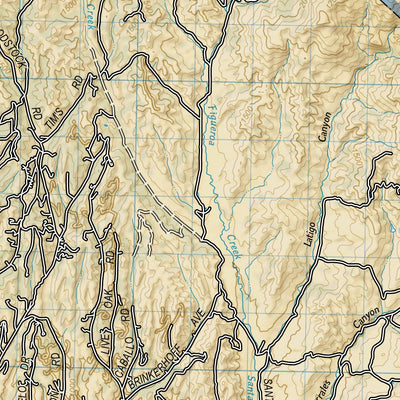 National Geographic 813 Los Padres National Forest West (south side) digital map