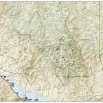National Geographic 852 Hellsgate, Salome, and Sierra Ancha Wilderness Areas (south side) digital map