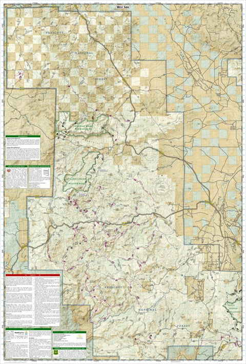 National Geographic 857 Apache Creek, Juniper Mesa (west side) digital map