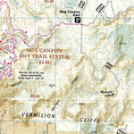 National Geographic 859 Paria Canyon, Kanab (west side) digital map
