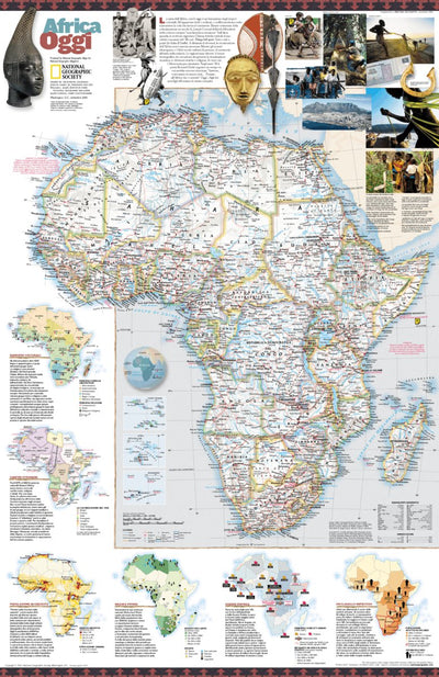National Geographic Africa Today 2001 digital map