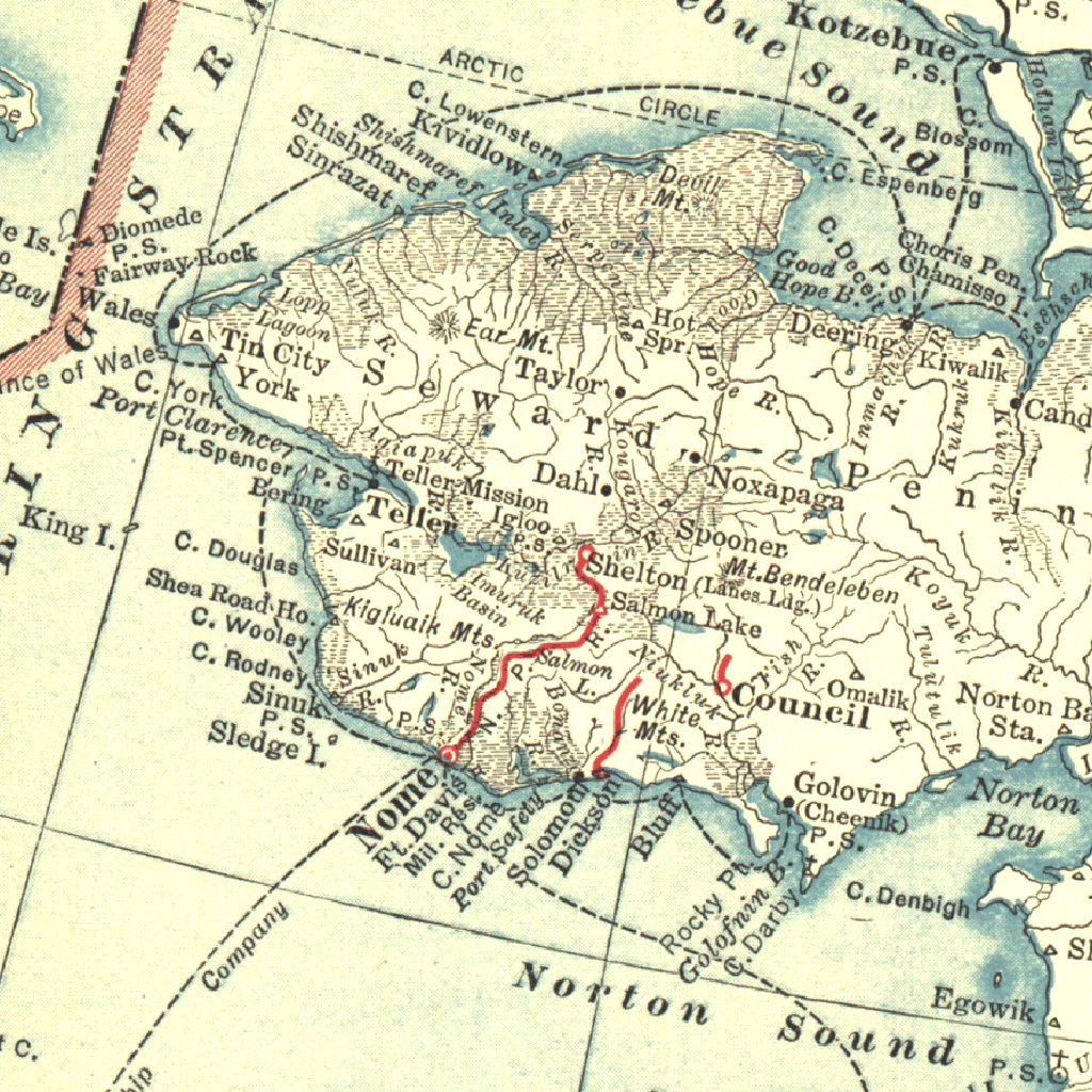 Alaska 1918 Map by National Geographic | Avenza Maps