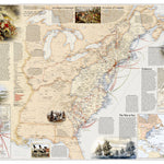 National Geographic American War of Independence digital map