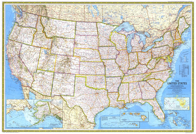 National Geographic Americas Federal Lands 1982 digital map