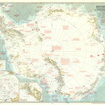 National Geographic Antarctica 1957 digital map