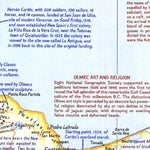 National Geographic Archeological Map Of Middle America, Land Of The Feathered Serpent digital map