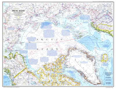 National Geographic Arctic Ocean 1983 digital map