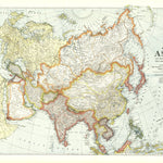 National Geographic Asia 1921 digital map