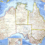 National Geographic Australia 1963 digital map