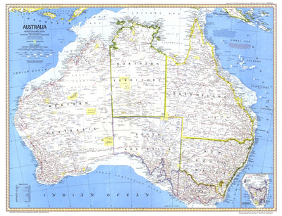 National Geographic Australia 1979 digital map