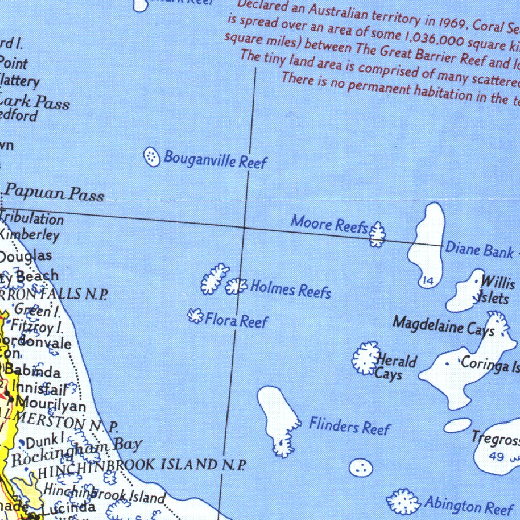 Australia 1979 Map By National Geographic Avenza Maps