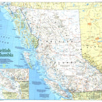 National Geographic British Columbia 1992 digital map