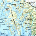 National Geographic British Columbia 1992 digital map