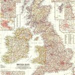 National Geographic British Isles 1958 digital map